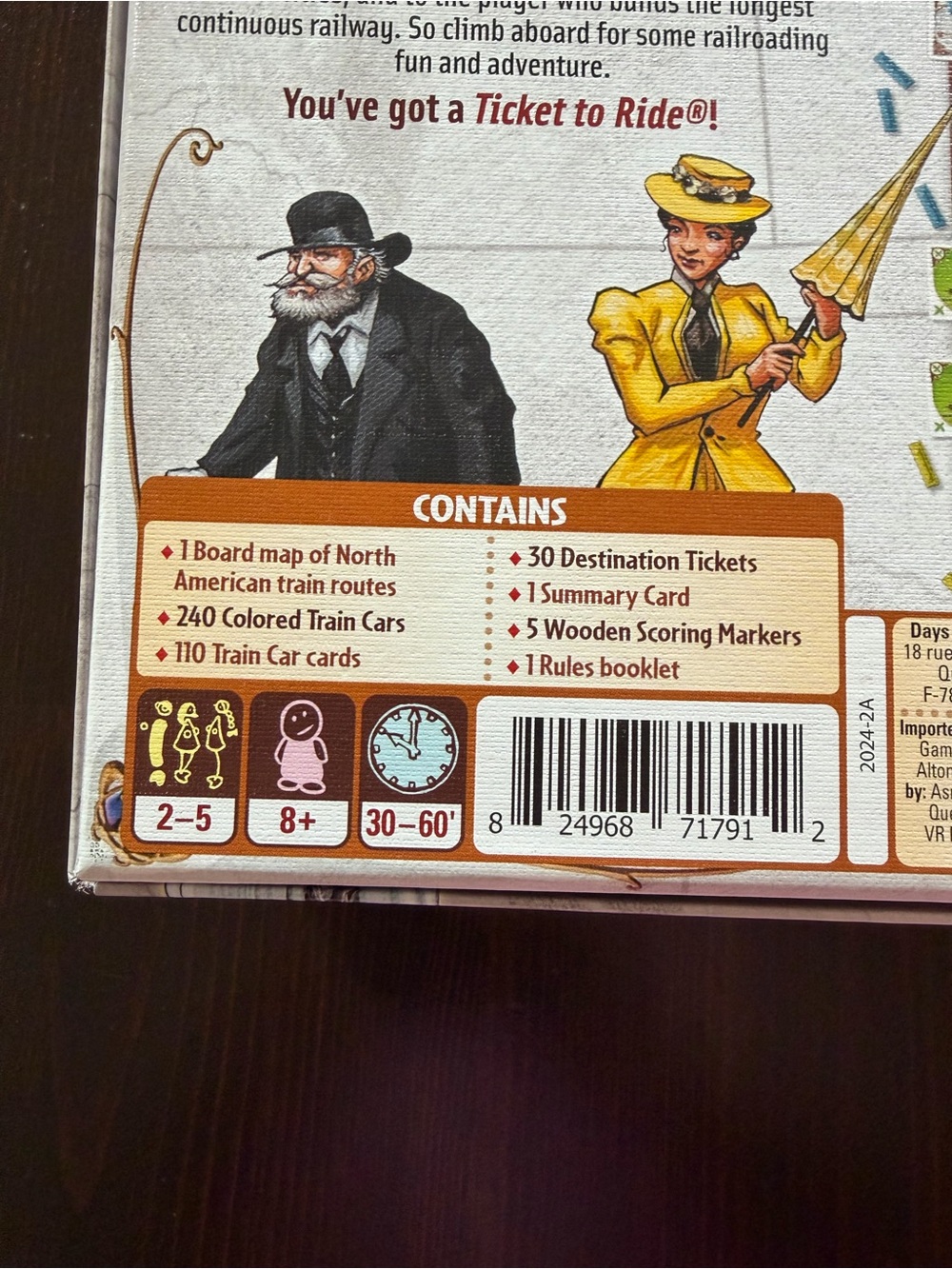 Ticket to Ride board game Alan R Moon Days of Wonder LOOKS NEW - 100% COMPLETE - Picture 5 of 6